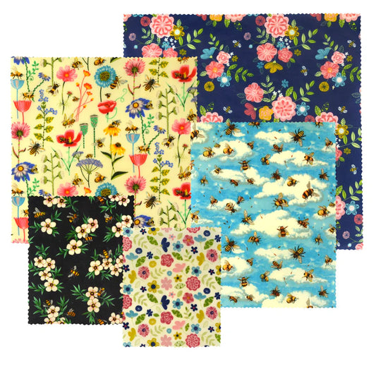 야생화 꿀 – 가족용 밀랍랩 세트 🌿